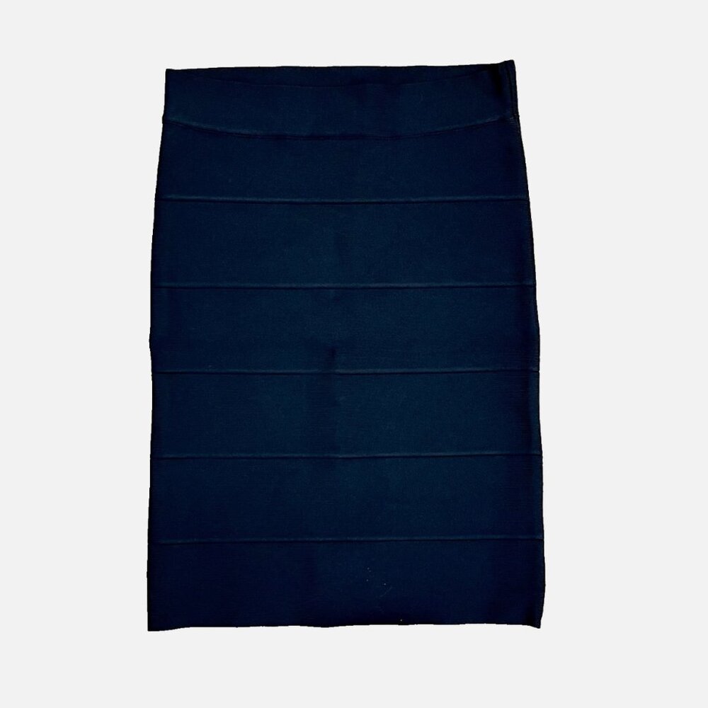 "BCBGMaxAzria" Black Bandage Skirt Size Medium
